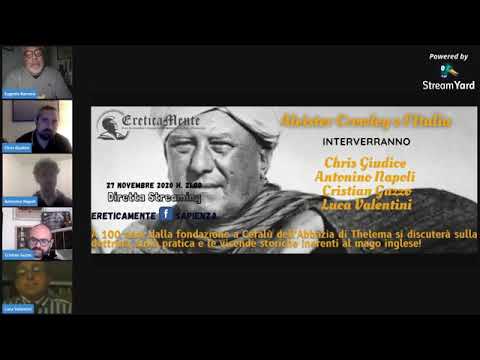Aleister Crowley e l'Italia a 100 anni dalla Fondazione a Cefalù dell'Abbazia di Thelema