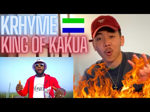 KRhyme Official - King Of Kakua AMERICAN REACTION! Sierra Leone Rap Music 🇸🇱🔥