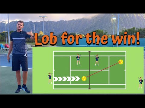 Doubles tactics: How to open up the court using a lob