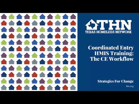 Hmis Quick Train Coordinated Entry Workflow