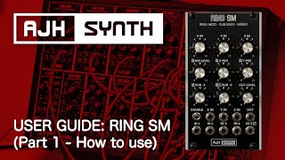 Video thumbnail for Ring SM User Guide - The AJH Synth Audio/CV Mixer, Ring Modulator, Sub Bass Generator by AJH Synth Official