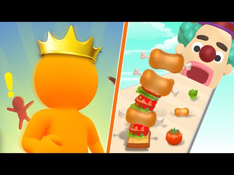 Giant Rush | Sandwich Runner Perfect Gameplay Max Levels New Update 4K Nr 59