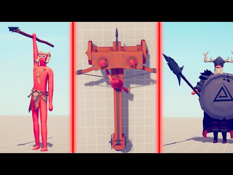 EVOLUTION OF SPEAR THROWER - Totally Accurate Battle Simulator TABS