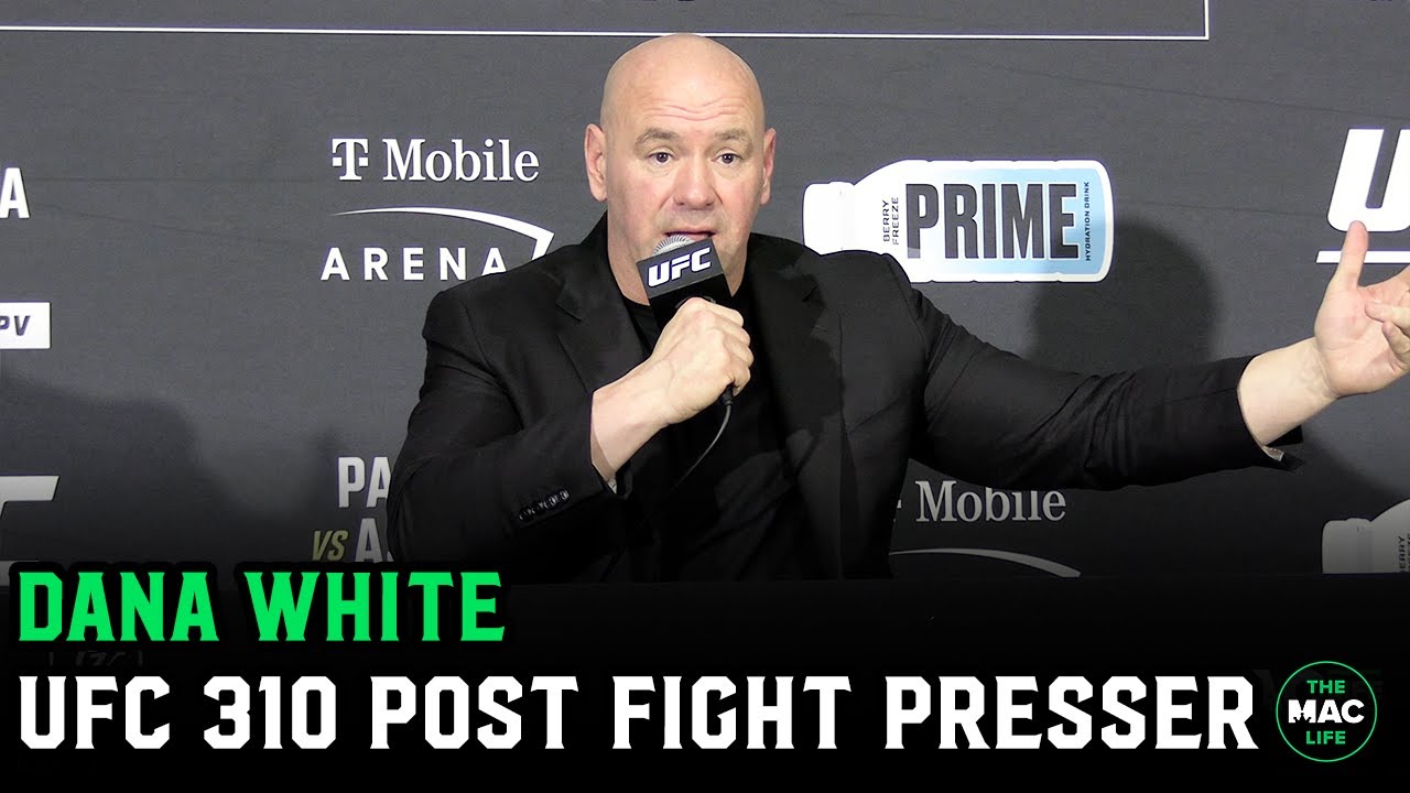 Dana White vs. Reporters: “Is this tonight stupid question night?” | UFC 310 Post Presser