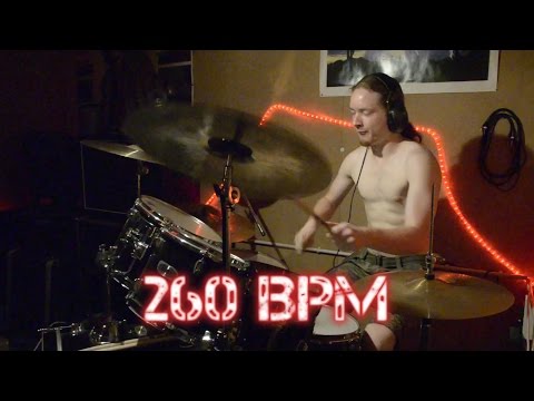 Playing at 260 BPM!