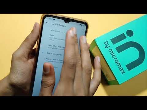 Micromax in 1b do not disturb setting | how to off do not disturb | disable do not disturb