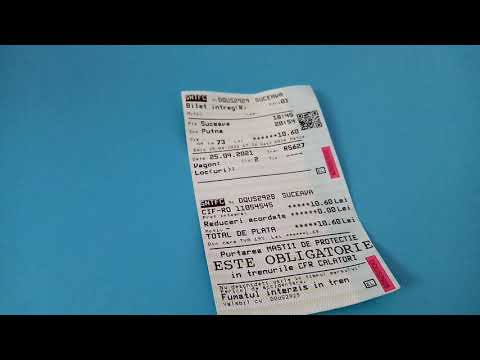 Bilet Tren R5627 Suceava-Putna 25.04.2021