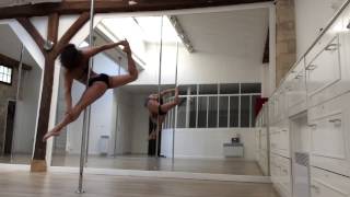 Doris Arnold - Pole dance advanced choreography - octobre 2014