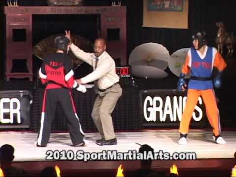 Zack Elliot v Joaquin de la Rosa - Boys MW continuous sparring (N-95) - 2009 NBL Supergrands