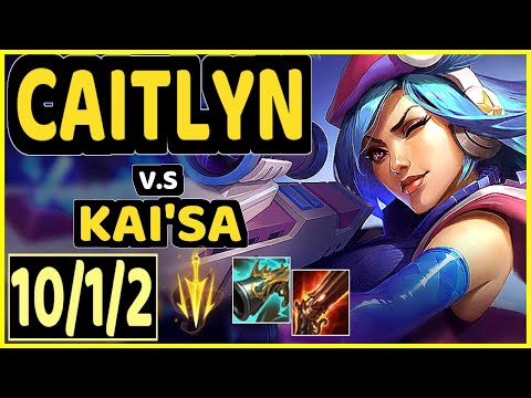 CAITLYN vs KAI'SA - 10/1/2 KDA BOTTOM ADC GAMEPLAY - EUW Ranked DIAMOND