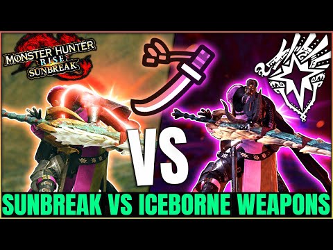 Sunbreak Weapons VS Iceborne Weapons - Best Weapon According to YOU - Monster Hunter Rise Sunbreak!
