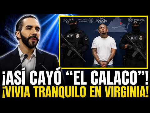 ASÍ CAYÓ "EL CALACO": El Más Buscado de El Salvador Vivía Tranquilo en Virginia con Nombre Falso