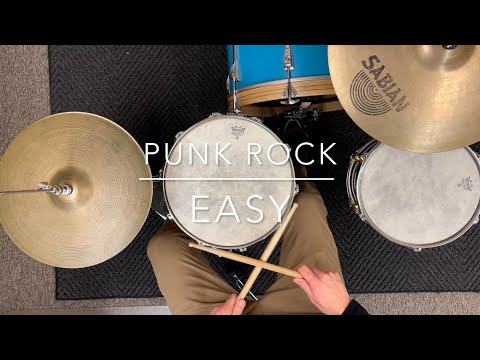 How To Play An Easy Punk Rock Groove on Drums