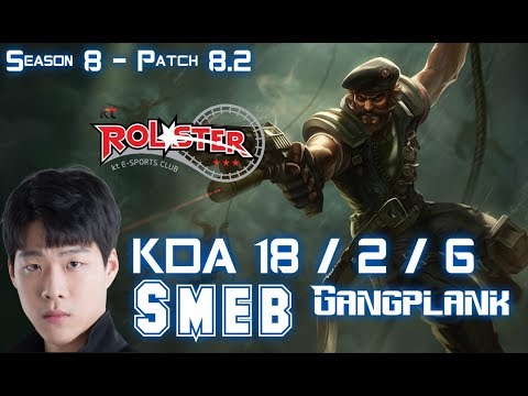 KT Smeb GANGPLANK vs VLADIMIR Top - Patch 8.2 KR Ranked