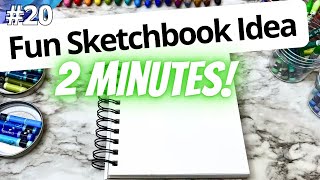 🎨 Quick 2 minute Sketchbook Warmups | LANDSCAPES ⏱️