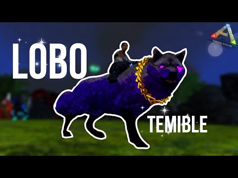 Como domesticar un lobo temible y sus habilidades (ARK MOBILE) 😎