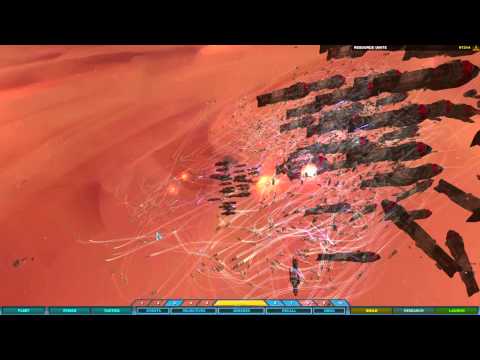 Homeworld 2 - 3000 Pulsar Corvettes vs Vaygr BC Swarm! [4K HD]