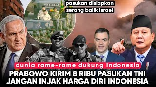 Download lagu TNI Terus Berguguran Gara2 Israel, Dunia BELA Indonesia! Prabowo GERCEP Kirim 8 Ribu Pasukan mp3