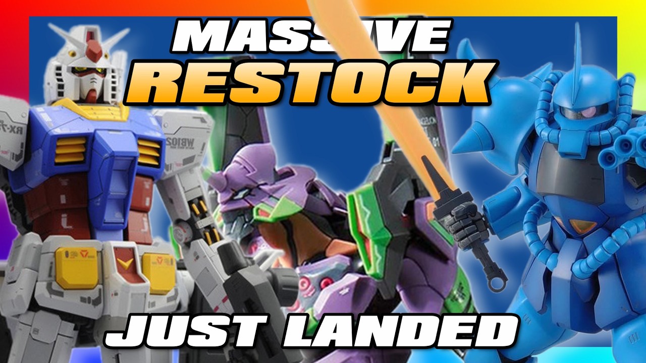 MASSIVE Gunpla Restock Just Hit the Warehouse