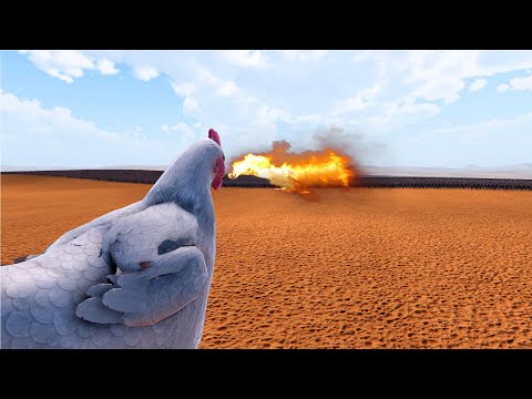 200 DRAGON CHICKENS VS 1,000,000 ZOMBIES | Ultimate Epic Battle Simulator 2 | UEBS 2