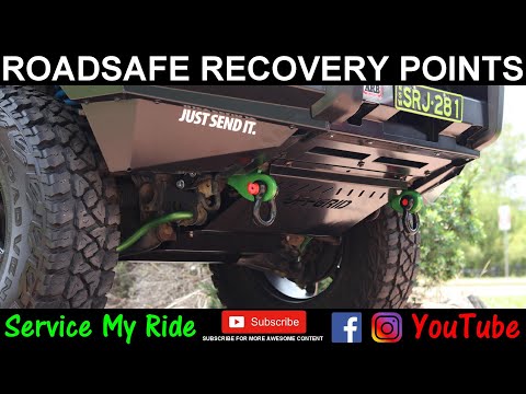 INSTALL ROADSAFE RECOVERY POINTS MN Triton plus bash plates