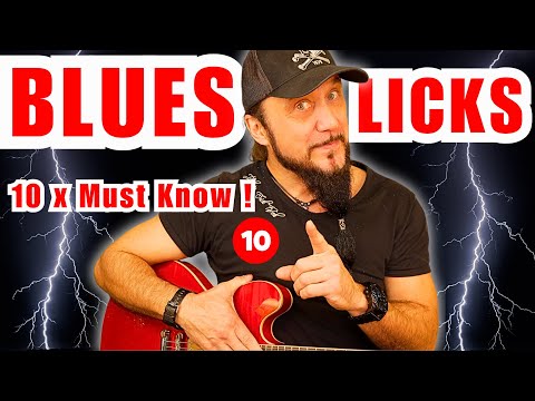 🔥10 Blues Licks Every Guitarist Should Know! (for Beginners & Advanced Players)🎸🤘