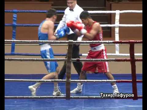 Бокс. Чемпионат Кыргызстана-2016. Финал. 56 кг Сирожиддин Абдуллаев (Ж-Aбад)-Мирбек Шеров (Ж-Aбад)