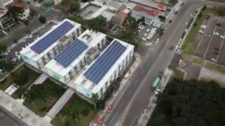 Palácio 29 de março Prédio da Prefeitura de Curitiba está com placas solares registro histórico