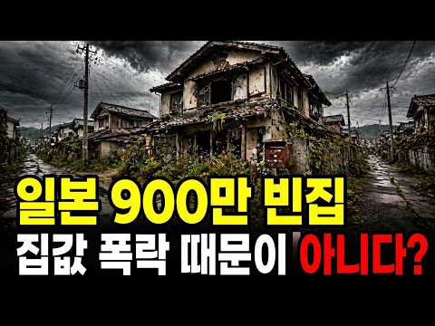 "일본 900만 빈집" 세계 부동산 강국이 스스로 붕괴한 소름돋는 과정 | 인구 붕괴의 실체