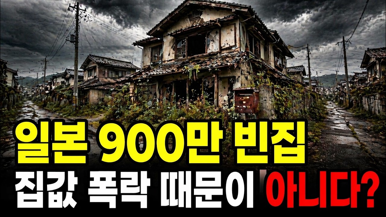 "일본 900만 빈집" 세계 부동산 강국이 스스로 붕괴한 소름돋는 과정 | 인구 붕괴의 실체