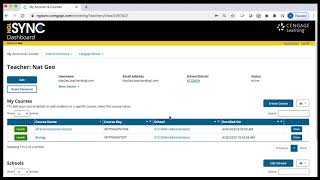 NGLSync Reset Student Password