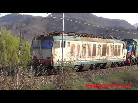 QUANDO TRANSITAVA IL TRENO MERCI DELLA SILICE A BORGO S. DALMAZZO (CN) 31 - 3 - 2014