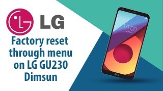 How to Factory Reset through menu on LG Dimsun GU230?