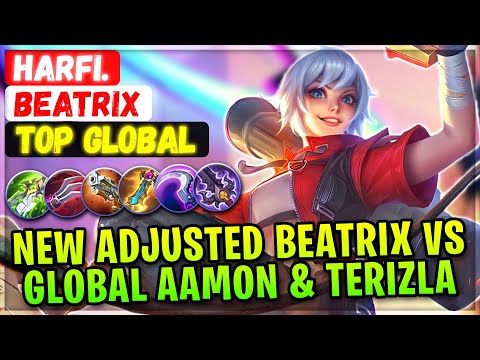 New Adjusted Beatrix VS Top Global Aamon & Terizla [ Top Global Beatrix ] Harfi. - Mobile Legends