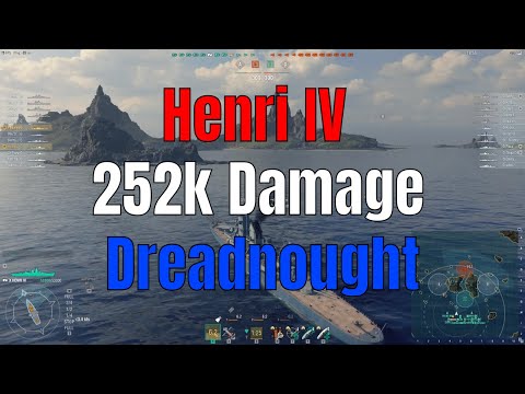 Henri IV T10 French Cruiser | 252k Dmg, Witherer, Dreadnought | World of Warships
