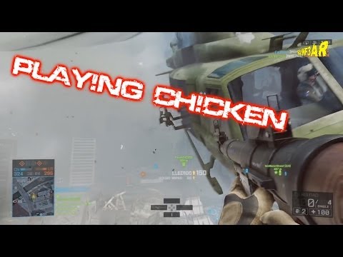 Battlefield 4 PLAYING CHICKEN! -Me Vs Chopper- (Ps4) HD 1080p