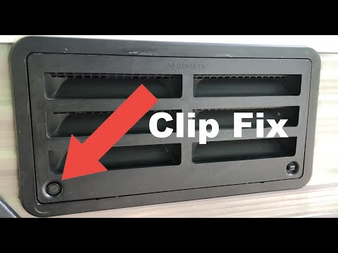 Dometic RV Refrigerator Vent Clip Fix