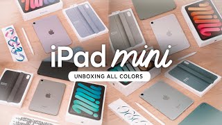 iPad Mini 7 Unboxing ALL Colors, First Impressions, & Comparisons