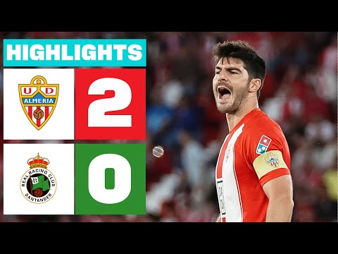 UD ALMERÍA 2 - 0 R. RACING CLUB I HIGHLIGHTS LALIGA HYPERMOTION