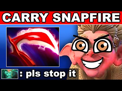 CARRY SNAPFIRE (DESOLATOR n RADIANCE) NEW META PATCH 7.23 PRO GAMEPLAY DOTA 2