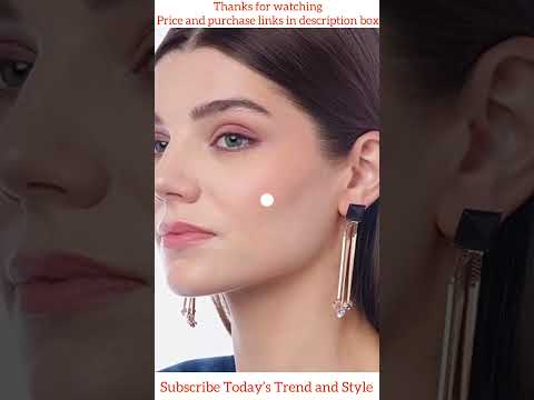 #Valentinegift,Crystal#GoldPlated#Dangler Earrings,Stylish#Drops#Tassel#Earrings#statementearring