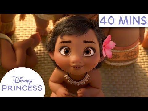 Moana's Ocean Adventures | 40 Minute Compilation | Disney Princess