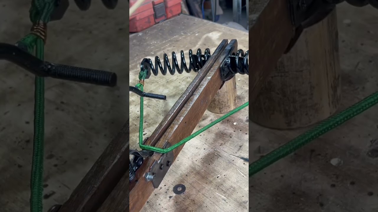 Handmade a New style wooden crossbow # Craft # DIY # Cool idea for you enjoy