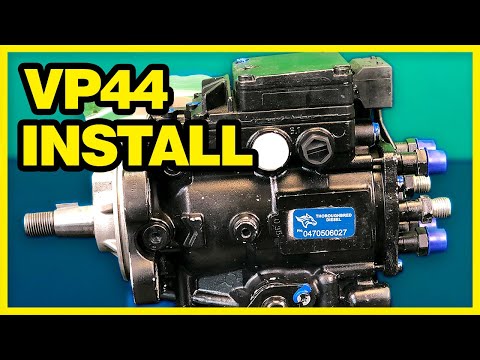 VP44 Injection Pump Cummins Install BEST Method | New VP44 Pump Installation #diesel #cummins #dodge