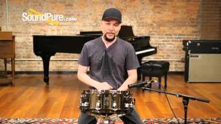 Video thumbnail for Mapex 5.5x14 Black Panther Blade Steel Snare Drum - Quick n' Dirty by soundpurestudios