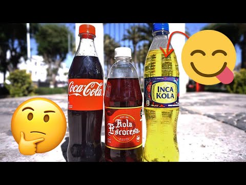 🇵🇪 Trying Peru’s favorite GOLDEN SODA (COKE vs INCA KOLA vs ???)