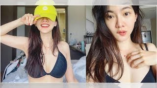 曾之喬曬出E級爆乳火辣身材被看光！下一秒...被網友發現「比基尼穿反」GG了