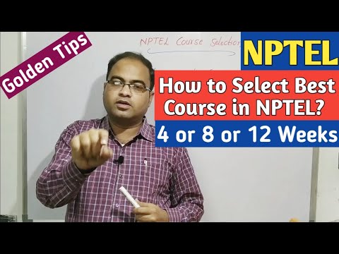 How to Select Best Course in NPTEL ?