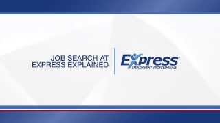 Job Search at Express Explained