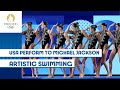 USA Perform To Michael Jackson Artistic Swimming Paris2024 Highlights